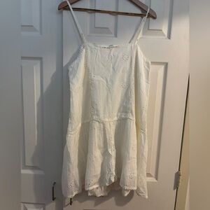 Aerie size M brand new white eyelet summer dress, tags still on!